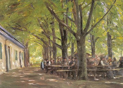 Brannenburg Beer Garden by Max Liebermann